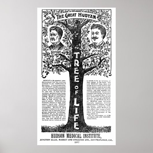 Hudyan Remedio Therapy - 1897 Poster (Voorkant)