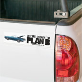 Hue en Cry - Plan B - Bumpersticker (Op Truck)