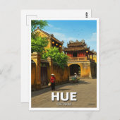Hue Imperial City Vietnam Reizen Briefkaart (Voorkant / Achterkant)