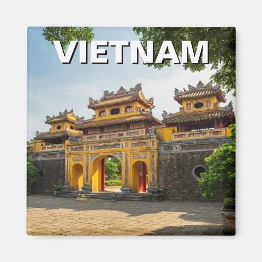 Hue Imperial City Vietnam Reizen Magneet (Voorkant)