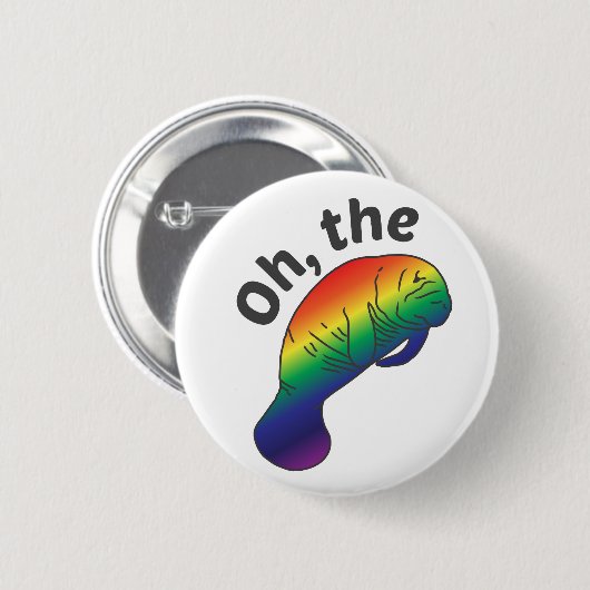 Hue Manatee Standard Button (Voorkant /achterkant)