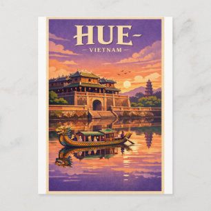 Hue Oude Hoofdstad, Vietnam reis Briefkaart