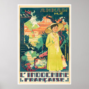 Hue Reisposter Vietnam Kunst Vietnamese PrintA Poster