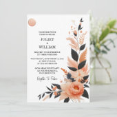 Hue Sinaasappel 70s 80s 90s Roze Peach Kleurrijke  Kaart (Staand voorkant)