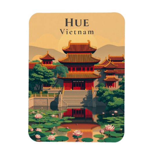 Hue Vietnam Imperial City Magneet (Verticaal)