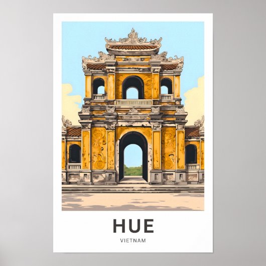 Hue Vietnam Reisprint Poster (Voorkant)
