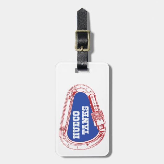 Hueco Tanks Carabiner Bagagelabel (Voorkant verticaal)