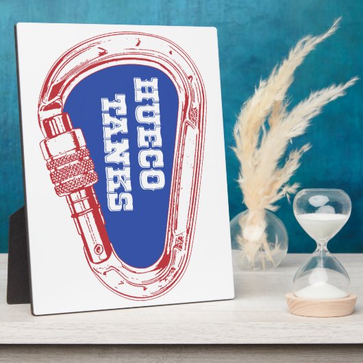 Hueco Tanks Carabiner Fotoplaat (Zijkant)