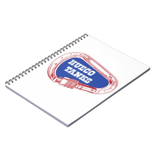 Hueco Tanks Carabiner Notitieboek (Linkerzijde)