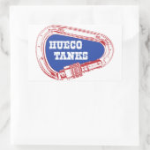 Hueco Tanks Carabiner Rechthoekige Sticker (Tas)