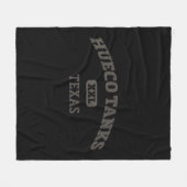 Hueco Tanks College Style Rock Climbing Fleece Deken (Voorkant (Horizontaal))