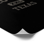 Hueco Tanks College Style Rock Climbing Poster (Hoek)