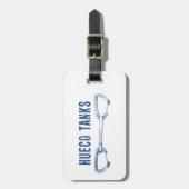 Hueco Tanks die Quickdraw klimmen Bagagelabel (Voorkant verticaal)