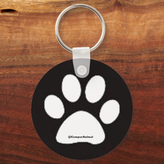 Huella de animal sleutelhanger (Achterkant)