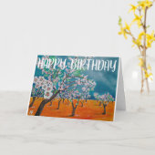 Huerto de Almendros Schilderij van Alfred Fox Kaart (Gele Bloem)