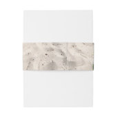 Hues of Bleek Blues Envelope Band Uitnodigingen Wikkel (Achterkant Voorbeeld)