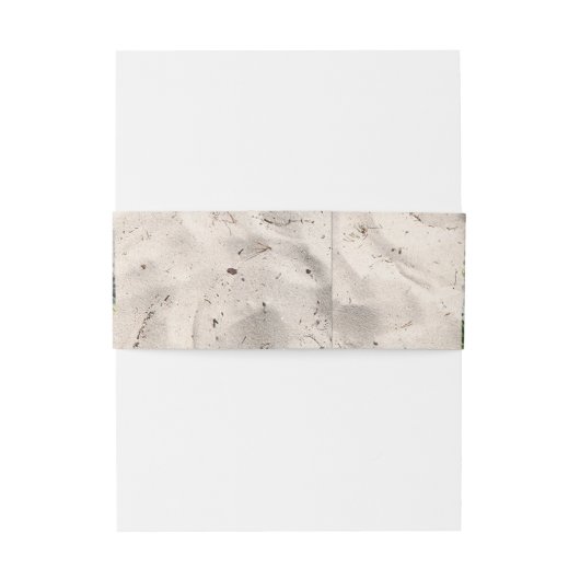 Hues of Bleek Blues Envelope Band Uitnodigingen Wikkel (Achterkant Voorbeeld)