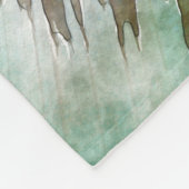 Hues of Blue Tie Dye Fleece Deken (Hoek)