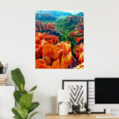 Hues of the Hoodos in Bryce Canyon NP-Realism Poster (Thuiskantoor)