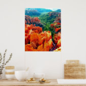 Hues of the Hoodos in Bryce Canyon NP-Realism Poster (Keuken)