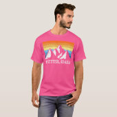  Huetter Idaho Mountain Hiking Souvenir Pri T-shirt (Voorkant volledig)