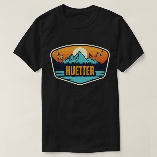 Huetter, Idaho T-shirt (Design voorkant)