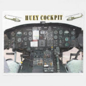 HUEY COCKPIT FLEECE DEKEN (Voorkant (Horizontaal))
