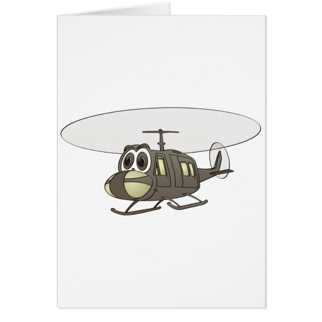 Huey Helicopter Cartoon (Voorkant)