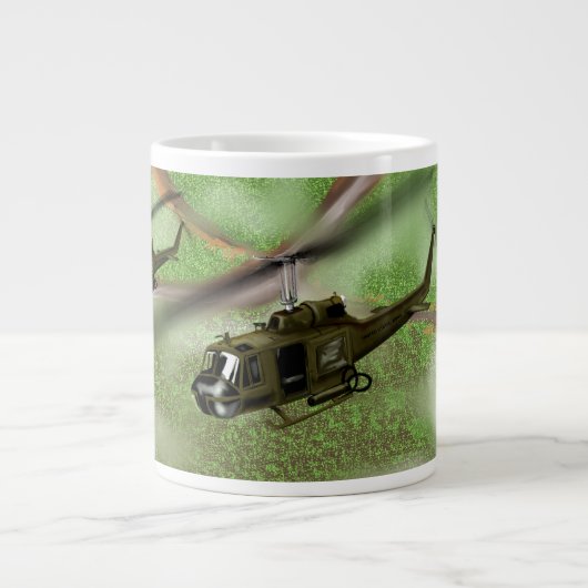 Huey-helikopter Grote Koffiekop (Voorkant)