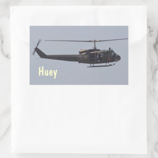 Huey helikopter sticker (Tas)