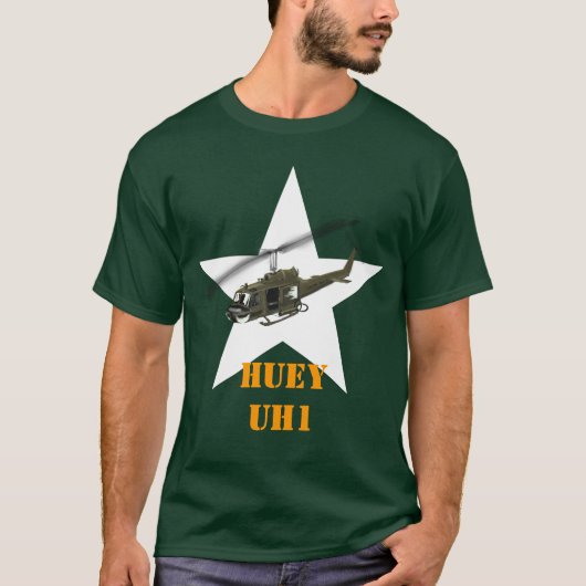 Huey-helikopter T-shirt (Voorkant)