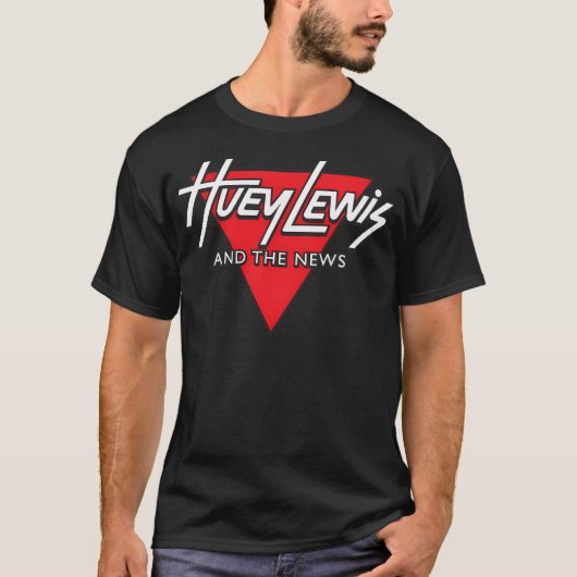 Huey Lewis Het Nieuws T-shirt (Voorkant)