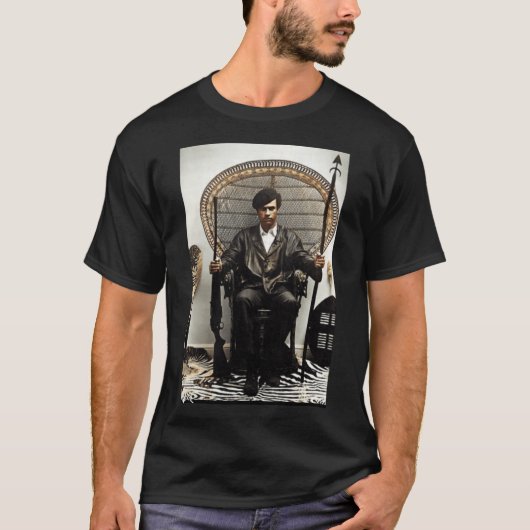 Huey P Newton 1968. gekleurd T-shirt (Voorkant)