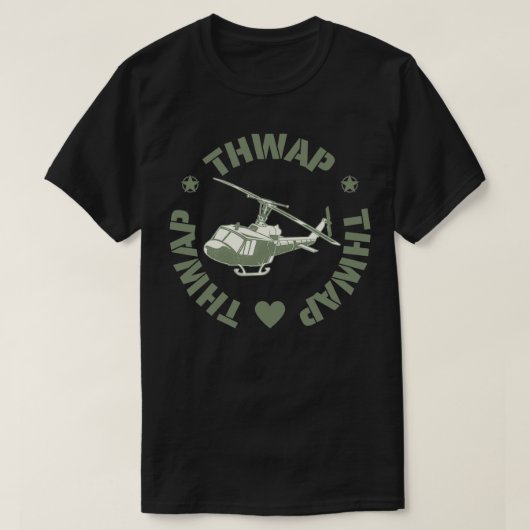 Huey UH1 Beste helikopter ooit T-shirt (Design voorkant)
