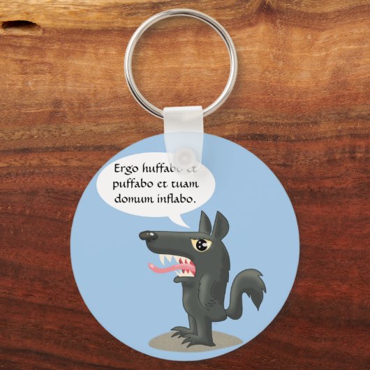 Huff en Puff Sleutelhanger (Voorkant)