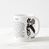 Huff Familiecolet van de Wapenindustrie mok (Voorkant rechts)