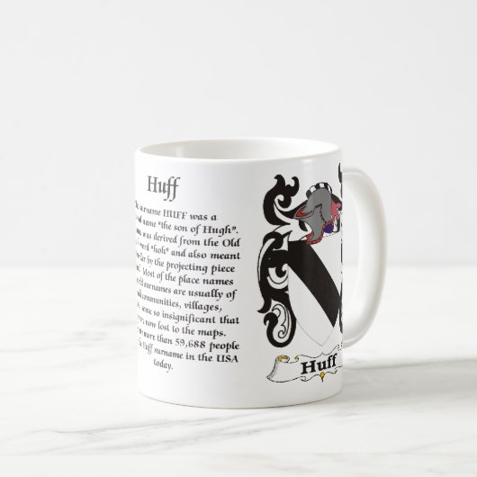 Huff Familiecolet van de Wapenindustrie mok (Voorkant rechts)