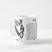 Huff Familiecolet van de Wapenindustrie mok (Voorkant links)