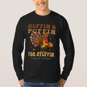 Huffin en Puffin voor het vullen van Turkije Trot T-shirt
