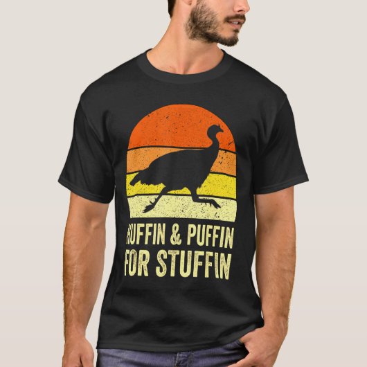 Huffin & Puffin voor Stuffin Thanksgiving Marathon T-shirt (Voorkant)
