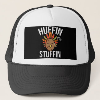 Huffin voor de Thanksgiving "Stuffin Turkey" Trucker Pet