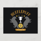 HUFFLEPUFF™ Badger en Cup House Pride Graphic Briefkaart (Voorkant)