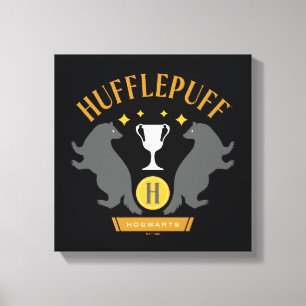 HUFFLEPUFF™ Badger en Cup House Pride Graphic Canvas Afdruk