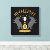 HUFFLEPUFF™ Badger en Cup House Pride Graphic Canvas Afdruk (Insitu (Houten vloer))