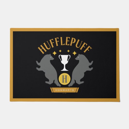 HUFFLEPUFF™ Badger en Cup House Pride Graphic Deurmat (Voorkant)