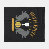 HUFFLEPUFF™ Badger en Cup House Pride Graphic Fleece Deken (Voorkant (Horizontaal))
