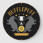 HUFFLEPUFF™ Badger en Cup House Pride Graphic Grote Klok (Voorkant)