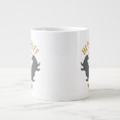 HUFFLEPUFF™ Badger en Cup House Pride Graphic Grote Koffiekop (Voorkant)
