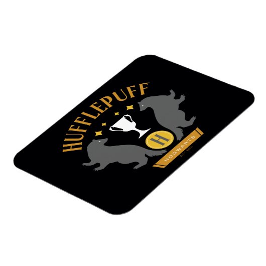 HUFFLEPUFF™ Badger en Cup House Pride Graphic Magneet (Linkerzijde)