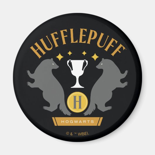 HUFFLEPUFF™ Badger en Cup House Pride Graphic Magneet (Voorkant)